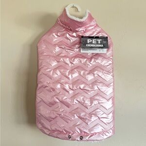Pet Dog Pink Quilted Jacket